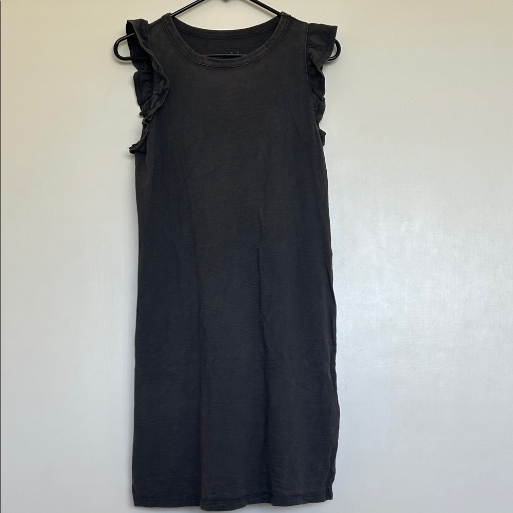 Sleeveless Ruffle-Trim Dress